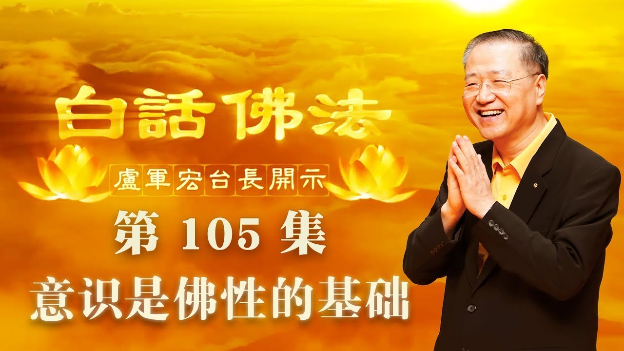 105.  意识是佛性的基础 2020年7月15日~白话佛法 第105集