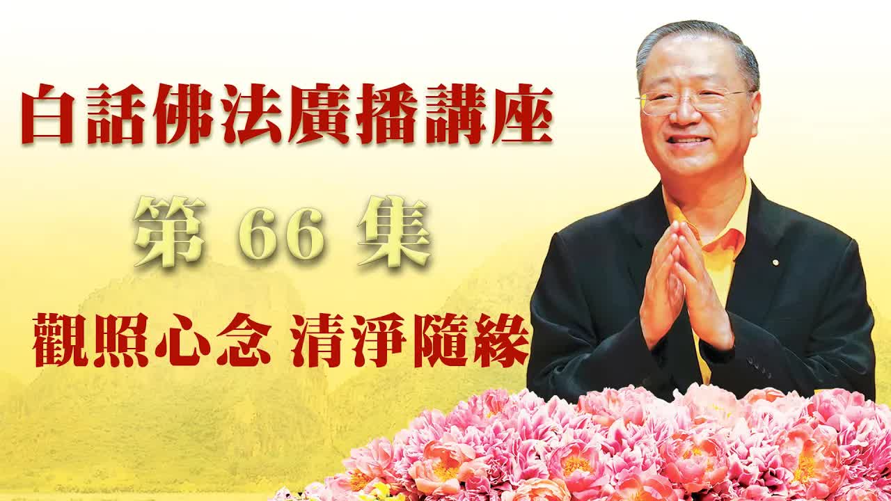 66.  观照心念.清净随缘～白话佛法广播讲座_第66集