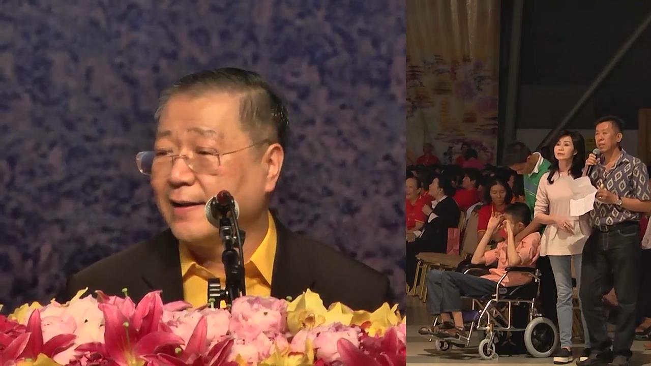 513 视频:男孩失控手舞足蹈 祖上杀业 灵性在脑部 师父加持停止舞动双手合十--20160820 马六甲