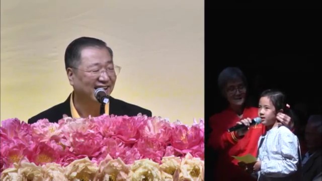 561 视频:九岁女孩念经四年 师父加持 小女孩听力当场好转--20161106 新西兰奥克兰