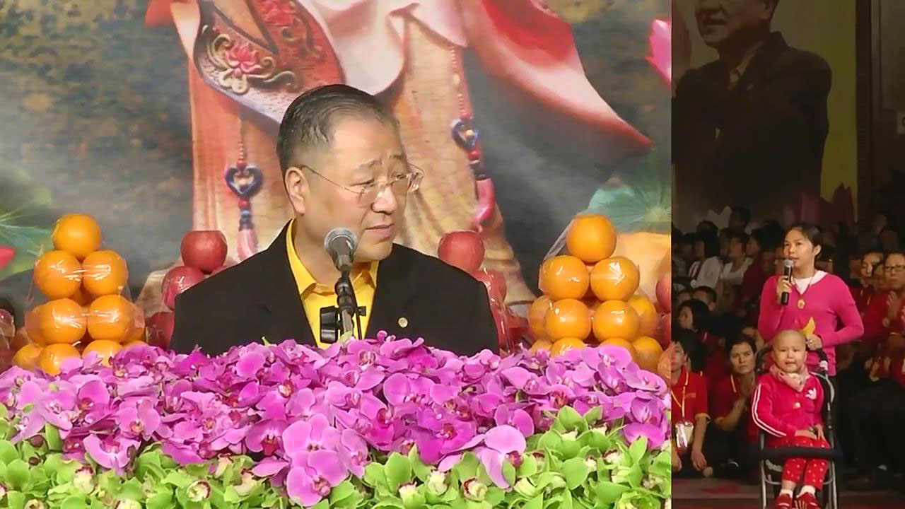 614 视频:7岁幼女骨癌缠身,师父慈悲点化机缘成熟出家学佛可获救度--20170416 马来西亚槟城