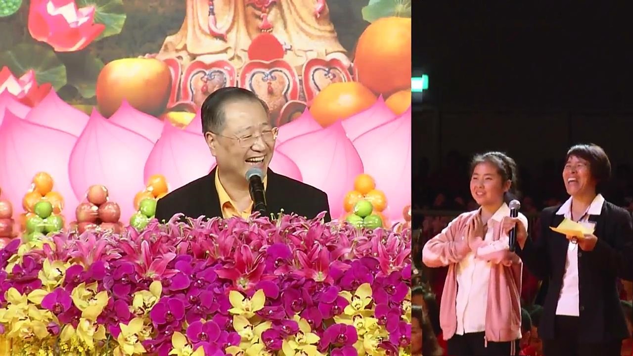 726 视频:师父看出 女孩祖上杀业,替家族还债,常发癫痫,师父当场加持,看到师父头上光环--20180519新加坡