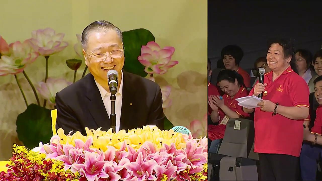 771 视频:先天脑病幼儿,师父慈悲现场加持,孩子安静站立合十—20190126澳大利亚悉尼